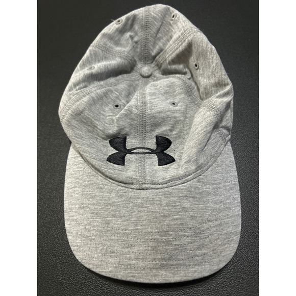 Under Armour Other - Under Armour Gray Hat Mens OSFA Adjustable Logo Baseball Cap Fitted